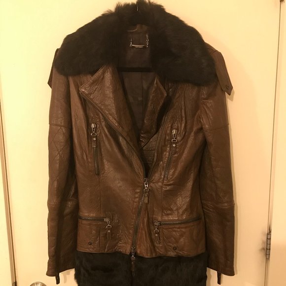 TENAX Italy 100% Leather Jacket  Italian Size 44 - Picture 4 of 6